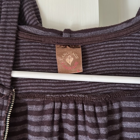 Language brand zip up - Picture 2 of 5